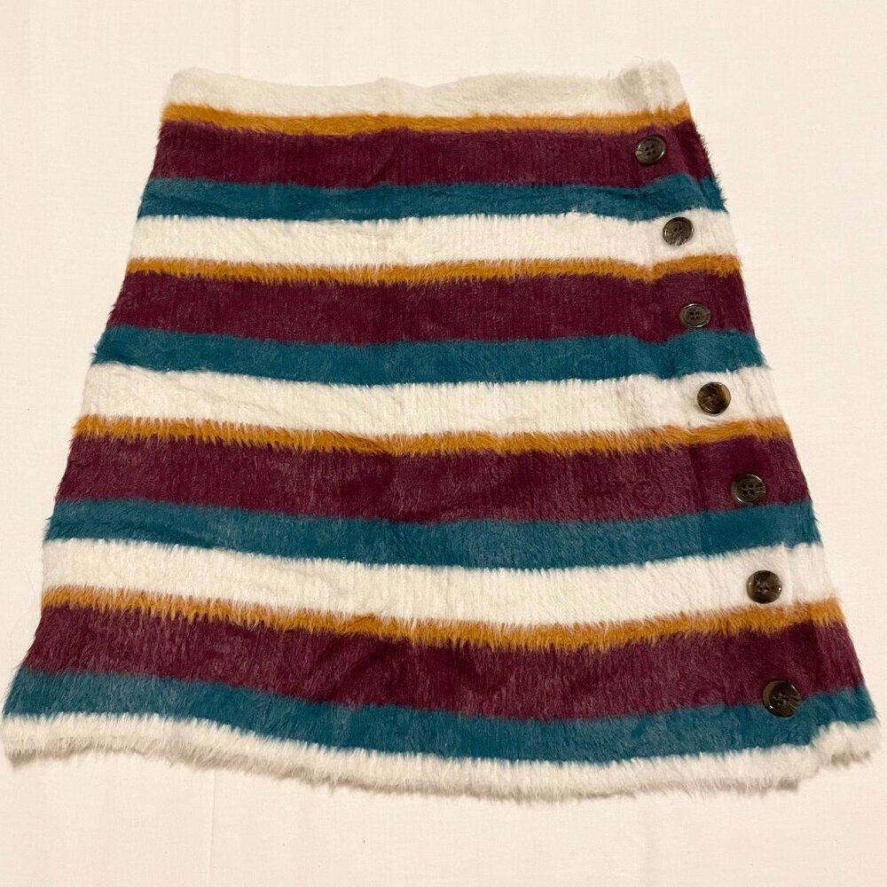 Free People Fig Jam Combo Ciara Fuzzy Mini Skirt Size Small